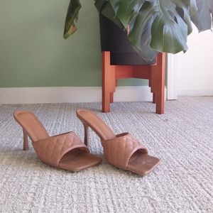 Women's Azalea Wang worcester nude mules